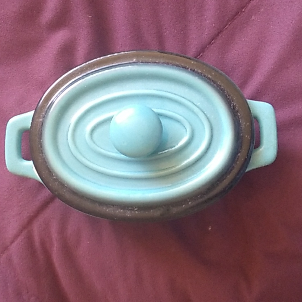 New Blue & Black Casserole Dish